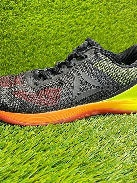 Reebok CrossFit Nano 7 Mens Size 10 Black Orange Green Running Shoes Sneakers main image 6